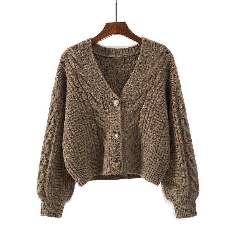 V Neck Knitted Sweater