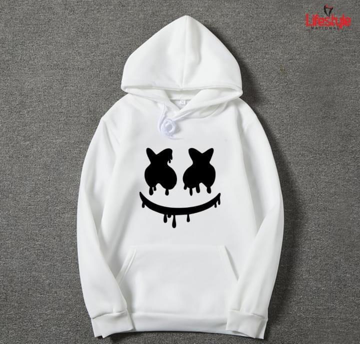 Men's Cotton Fleece Printed Hoodies